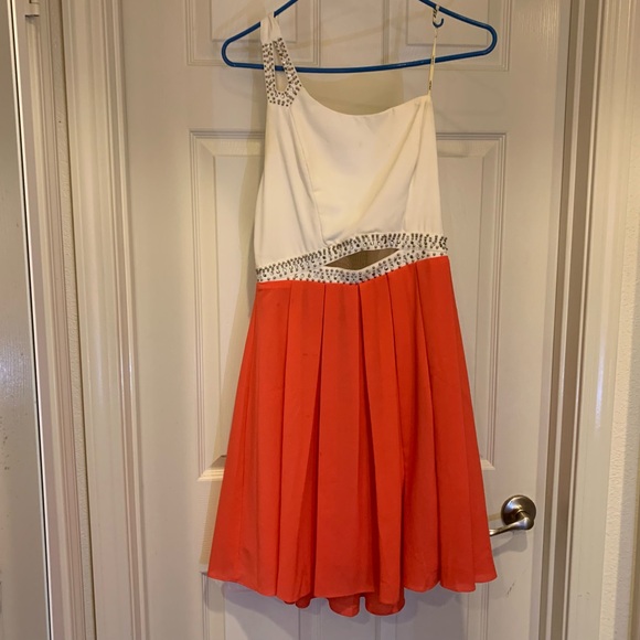 Nikibiki Dresses & Skirts - Nikibiki Orange and White Fancy Dress